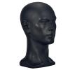 Male Mannequin Head Professional Manikin Head for Display Wigs Hats Headphone Mask Sunglasses Jewelry and Scravat Display Stand (Matte Black) view 3