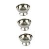 Beavorty 3pcs Stainless Steel Shaving Bowl Travel Shaving Cup for Men Mustache Bowl view 1