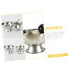Beavorty 3pcs Stainless Steel Shaving Bowl Travel Shaving Cup for Men Mustache Bowl view 4