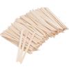 1000Pcs Wooden Wax Sticks Small Waxing Applicator Sticks Wax Spatulas Wood Craft Sticks for Hair Removal and Smooth Skin - Slanted & Round view 1