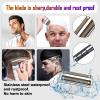 2 Pack Shaver Replacement Foil and Cutters compatible with BaBylissPRO Double FXFS2 Metal shaver foil replacement (Sliver-2PCS) view 4