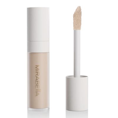 Mirabella Invincible For All Perfecting Under Eye Concealer Full Coverage - Hydrating Makeup Concealer for Dark Circles, Fine Lines & Wrinkles w/Hyaluronic Acid - Porcelain P10