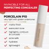 Mirabella Invincible For All Perfecting Under Eye Concealer Full Coverage - Hydrating Makeup Concealer for Dark Circles, Fine Lines & Wrinkles w/Hyaluronic Acid - Porcelain P10 view 3