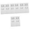 TEHAUX 16pcs Stainless Steel Nail Art Palette Makeup Mixing Tray for Foundation Nail Art Cosmetic Palette Spatula for Makeup Artists and Enthusiasts view 1