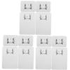 TEHAUX 12pcs Stainless Steel Makeup Mixing Palette Foundation Mixing Tray for Nail Art Lightweight Portable Easy to Clean Design for Blending Colors view 1