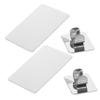 TEHAUX 12pcs Stainless Steel Makeup Mixing Palette Foundation Mixing Tray for Nail Art Lightweight Portable Easy to Clean Design for Blending Colors view 2