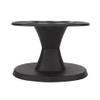 Brush Holder Plastic Round Comb Display Rack Shelf for Styling Accessories, Fits Roller Comb, Cushion Brush, Regular Combs 8 Holes Design Black view 1