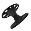 Brush Holder Plastic Round Comb Display Rack Shelf for Styling Accessories, Fits Roller Comb, Cushion Brush, Regular Combs 8 Holes Design Black view 3