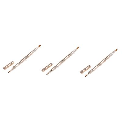 FOMIYES 3pcs Makeup Brushes Kit Lip Applicator Easy to Use for Lipstick Lip Plumping