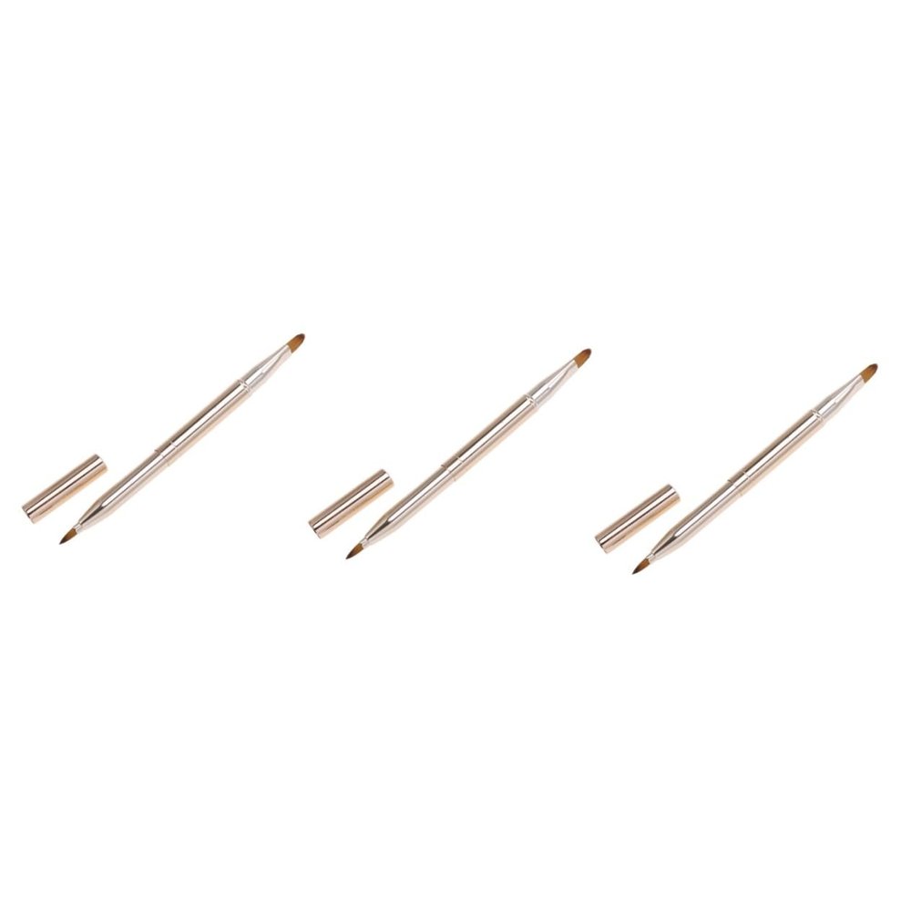 FOMIYES 3pcs Makeup Brushes Kit Lip Applicator Easy to Use for Lipstick Lip Plumping