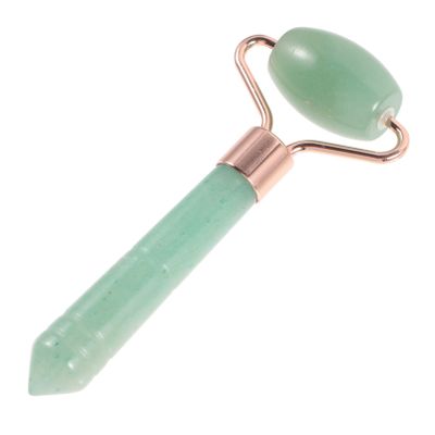 Beavorty Portable Facial Roller Massager Tool for Skin Care Jade Facial Massage Roller for Relaxation and Aging for Face Neck and Eye Area