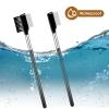 Eyelash Comb with Metal Teeth, 2 Pack Multi-purpose Lash Comb Resuable Eyelash Separator Tool Professional Eyebrow Brush Grooming Eyelash Brush with Wood Handle Eye Makeup Brush Tool for Women view 3
