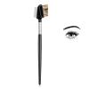 2 in1 Lash Brush, Multi-purpose Eyelash Comb with Metal Teeth Resuable Eyelash Separator Tool Eyebrow Brush with Wood Handle, Eye Makeup Brush Tool for Women (1 Pack) view 1