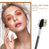 2 in1 Lash Brush, Multi-purpose Eyelash Comb with Metal Teeth Resuable Eyelash Separator Tool Eyebrow Brush with Wood Handle, Eye Makeup Brush Tool for Women (1 Pack) view 4