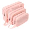 3Pcs Makeup Bag Set, Waterproof Multifunction Large Capacity Portable Travel Cosmetic Organizer Bag for Outdoor Travel view 2