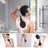 Back Scrubber Anti Slip for Shower, 21.7 Detachable Back Bath Brush for Shower, Back Scrubber, Exfoliation and Improved Skin Health for Elderly with Limited Arm Movement, Disabled (21.7 Black) view 4