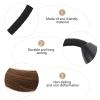 KALLORY 6pcs Wig Elastic Hair Band Wig Hairpiece Christmas Fake Ponytail Xmas Hair Wig Ponytail Wrap Fake Hair Stretchy Hair Ties Ponytail Hair Bands Plastic Miss No Elastic Ring view 3