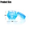 40 Pcs Empty 5 Grams Acrylic Clear Round Jars Sample Empty Container Plastic Travel Pot Jar Lip Balm Pots With Lids 2 Mini Spatulas For Cosmetics Acrylic Powder Jars With Lids Labels view 2