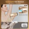 IPL Hair removal for men and women. permanent result with 5 levels energy and ice cooling integrated system for pain free experience. view 4