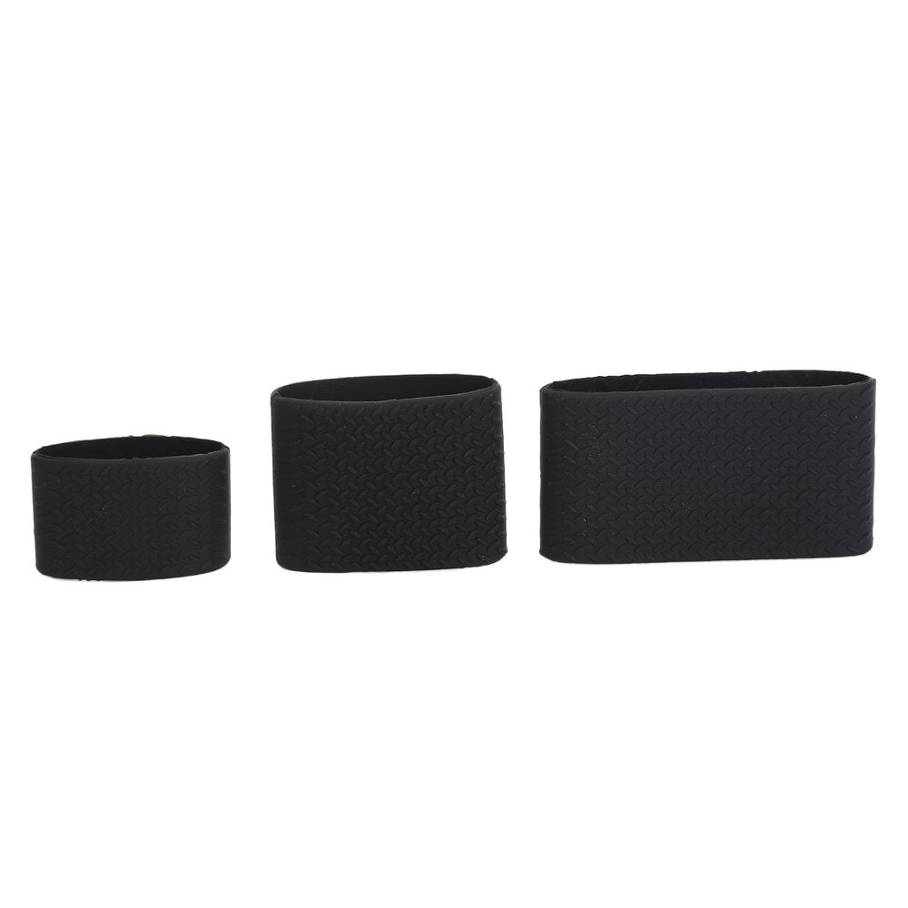 3Pcs Non Slip Silicone Cover for Electric Clipper, Shock Absorbing Anti Slip Handle Cover, Oil Head Clipper and Hair Clipper Accessories, HeatInsulated, Non Slip and