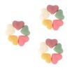 Beaupretty 15pcs Heart Shape Facial Sponge Pads for Deep Cleansing Gentle Exfoliation and Makeup Removal Soft Cleansing Puff for Daily Skin Care and Oil Control for Travel view 1
