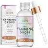 GLEOW Face Tanning Drops to Add to Moisturizer, Bronzing Drops for Face and Body with Chamomile and Green Tea, Medium Self Tanner, Custom and Streak-Free Tan 1oz view 1