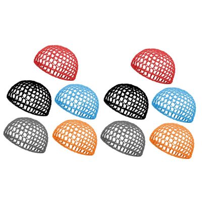 Beavorty 10pcs Crochet Hair Net Mesh Sleeping Hat for Women Non- Hair Wraps for Various Styles