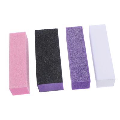 Beavorty 20pcs Sanding Block for Nails White Buffer Blocks Buffer for Nails Art Files Accessories