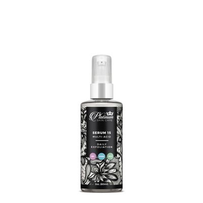 15% Glycolic, Mandelic, Phytic, Ascorbic & Hyaluronic Serum 2oz.