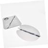 Beavorty 3sets Stainless Steel Eyeshadow Palette Kit Stick Nail Art Makeup Pallet Set for Diy view 3