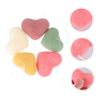 Beaupretty 10pcs Heart Shape Face Sponge Pads for Deep Cleansing Gentle Exfoliation and Makeup Removal Reusable Facial Cleansing for Women and Men view 3