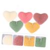 Beaupretty 10pcs Heart Shape Face Sponge Pads for Deep Cleansing Gentle Exfoliation and Makeup Removal Reusable Facial Cleansing for Women and Men view 4