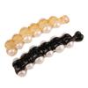 Beavorty 2pcs Pearl Decor Banana Hair Clips for Women Ponytail Holder Vintage Style Hair Clip Set view 1