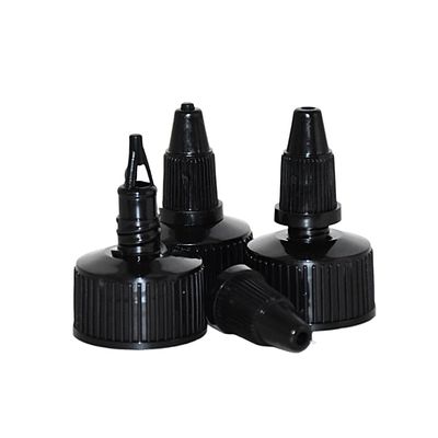 100pcs/lot Black Twist Top Caps, Bottle Cap Size (24/410) Replacement Caps for Squeeze Bottles Angelus Paint Bottles