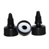 100pcs/lot Black Twist Top Caps, Bottle Cap Size (24/410) Replacement Caps for Squeeze Bottles Angelus Paint Bottles view 3