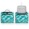 A Flock Of Dolphins In The Sea Hanging Travel Toiletry Bag for Women Girls, Waterproof Makeup Organizer Bag Case with Compartments, Portable Bathroom Cosmetic Storage Bag Pouch Holder view 4