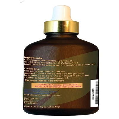 Metherb Kusumba (Safflower) Essential Oil 100ml (3.69 Fl.Oz) (100ml)