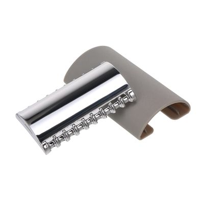 Layhou Double Edge Safety Razor Stainless Steel Open Comb Head Men Safety Razor Head Beard Shaving Tool for Barber Male Home Use