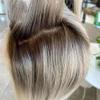 13X6 Hd Lace Frontal Wig Ash Blonde Highlight Wig Pre Plucked 13X4 Straight Lace Front Human Hair Wigs For Women 13x4 Frontal Wig 14inches#180% view 2