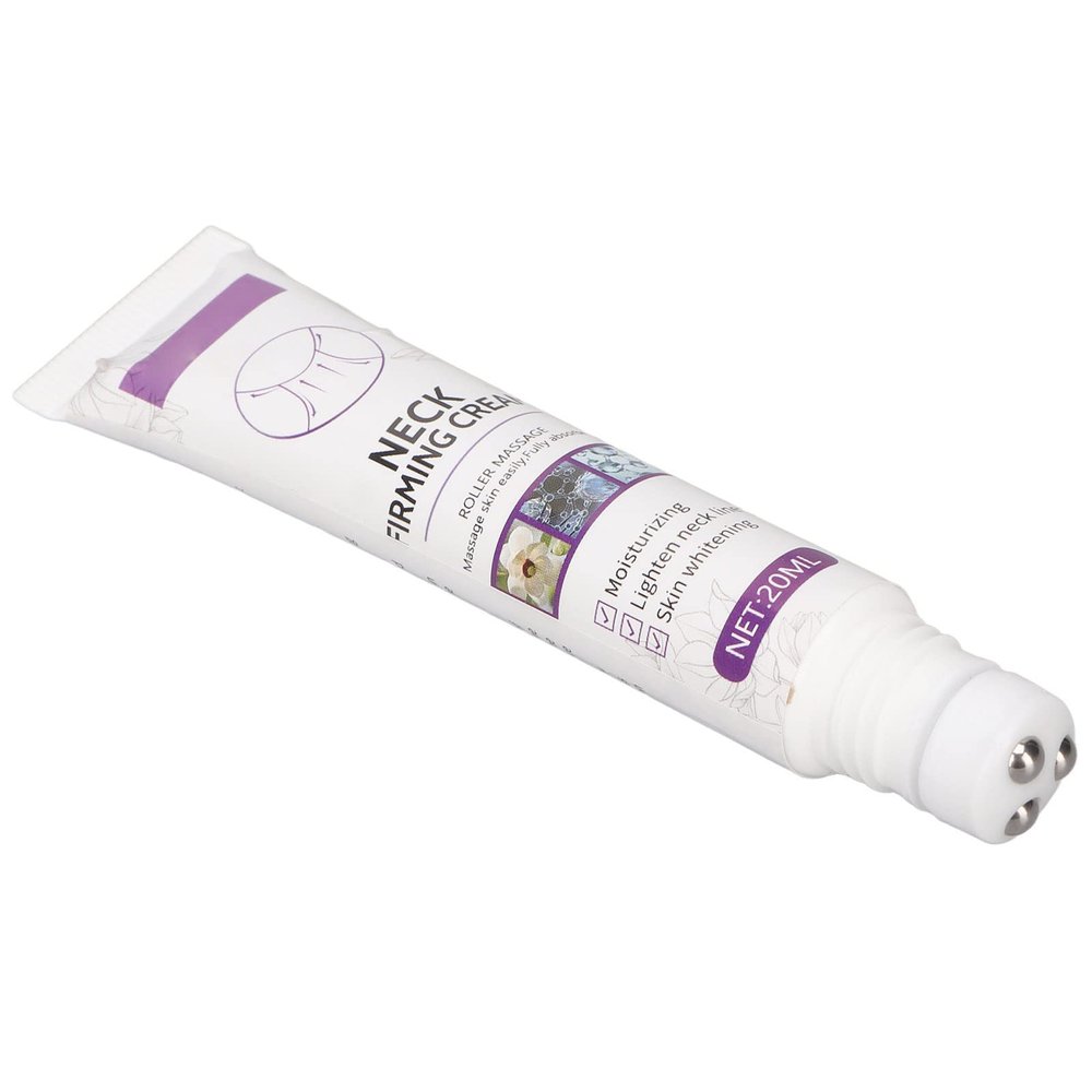 Roller Sculpting Smoothing Tightening Neck Skin Cream Roller, Neck for Skin Firming Wrinkle Removal Face Neck Beauty Device Hydrating Serum Roll on Neck Cream