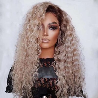 13X4 Ash Blonde Curly Human Hair Wigs For Women 180% Remy Wigs 13X6 Hd Lace Deep Wave Brazilian Wig 13x4 Frontal Wig 16inches#180 Density