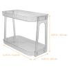 Alipis Bathroom Countertop Shelf Stylish Organizer for Makeup and Toiletries Elegant Transparent Design for Bathroom and Kitchen Storage view 2