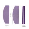 ZinNen RHAIYAN 50pcs Nail Art Polishing Files 100/180 Purple Sanding Buffer Blocks Compatible with Manicure Salon Tools Mini Sponge Nail File Specific view 2