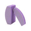 ZinNen RHAIYAN 50pcs Nail Art Polishing Files 100/180 Purple Sanding Buffer Blocks Compatible with Manicure Salon Tools Mini Sponge Nail File Specific view 3