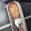 13X4 Ash Blonde Ombre Lace Front Human Hair Wigs Preplucked Full Lace Frontal Wig 13X6 Straight Wig With Baby Hair 13x4 Frontal Wig 8inches#150% view 2