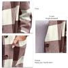 ICRPSTU Long Sleeve Button Up Outwear Women Loose Casual Elegant Drop Shoulder Plaid Coat with Pocket for Dating (3XL) view 3