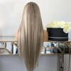 13X4 Ash Blonde Lace Front Human Hair Wigs 13X6 Straight Wig Brown Glueless Wigs Highlight Wig 4x4 Closure Wig 150 30inches view 2