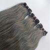 100% Raw Unprocessed Indian Grey Straight Human Hair Weft (3 Bundles), Natural Grey Salt and pepper 3 Bundle (100 grams x 3-300 Grams) - 3 Bundle deal (12/14/16) view 1