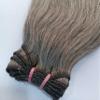 100% Raw Unprocessed Indian Grey Straight Human Hair Weft (3 Bundles), Natural Grey Salt and pepper 3 Bundle (100 grams x 3-300 Grams) - 3 Bundle deal (18/18/18) view 1