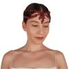 LIMELIA Bride Pediment for Henna Wedding | Glitter Bridal Hair Accessories, Crowns for Birthday Pageant Costume Party | Sultan Design - Red view 2